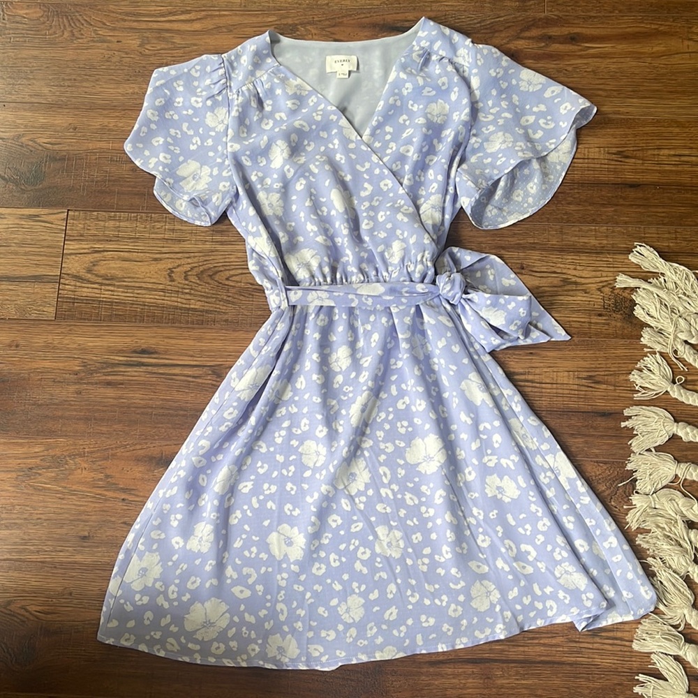 Everly Purple Floral Dress